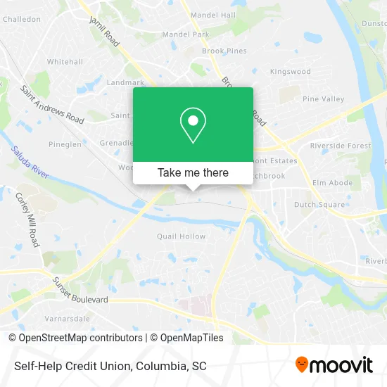 Self-Help Credit Union map