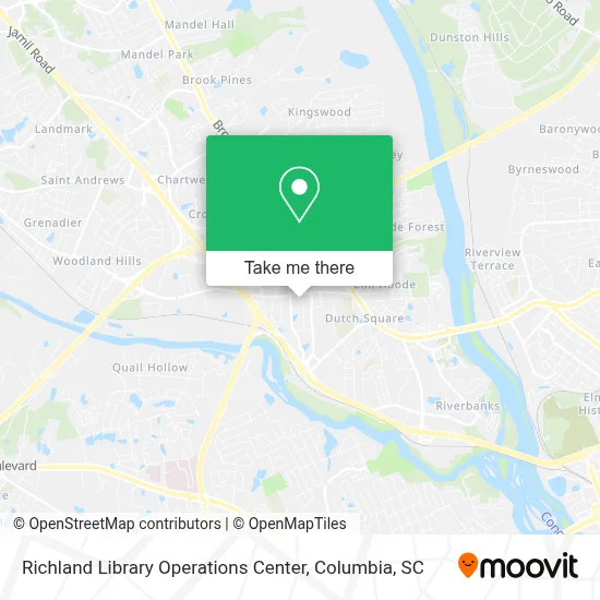Richland Library Operations Center map