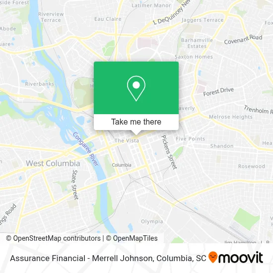 Assurance Financial - Merrell Johnson map