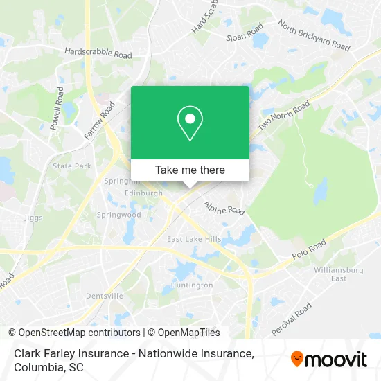 Clark Farley Insurance - Nationwide Insurance map