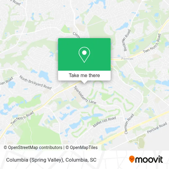 Columbia (Spring Valley) map