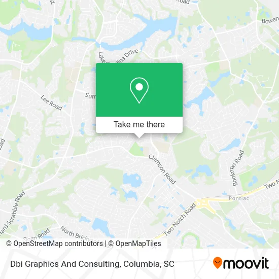 Dbi Graphics And Consulting map
