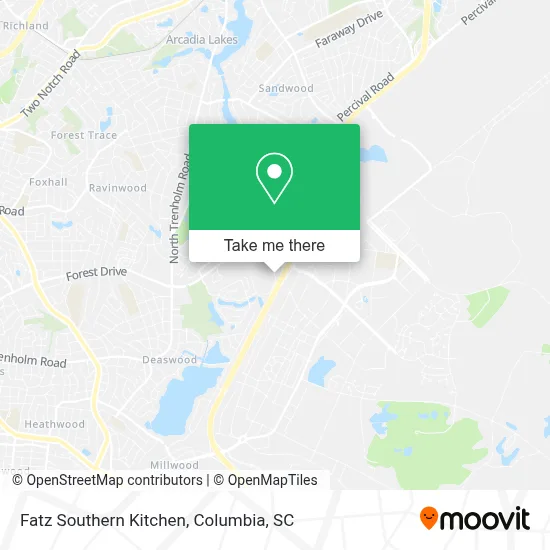 Fatz Southern Kitchen map