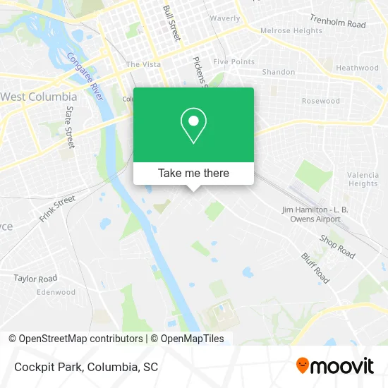 Cockpit Park map