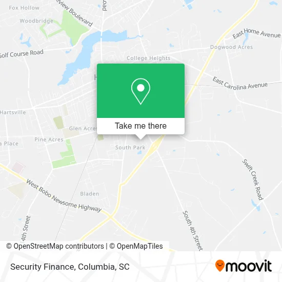 Security Finance map