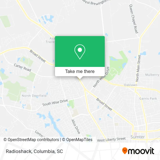 Radioshack map