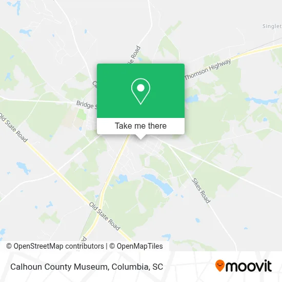Calhoun County Museum map