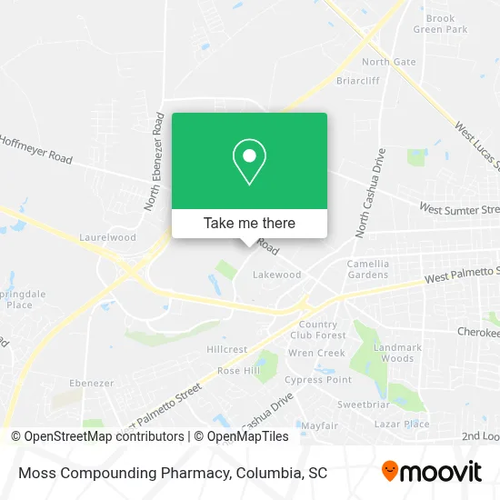 Moss Compounding Pharmacy map