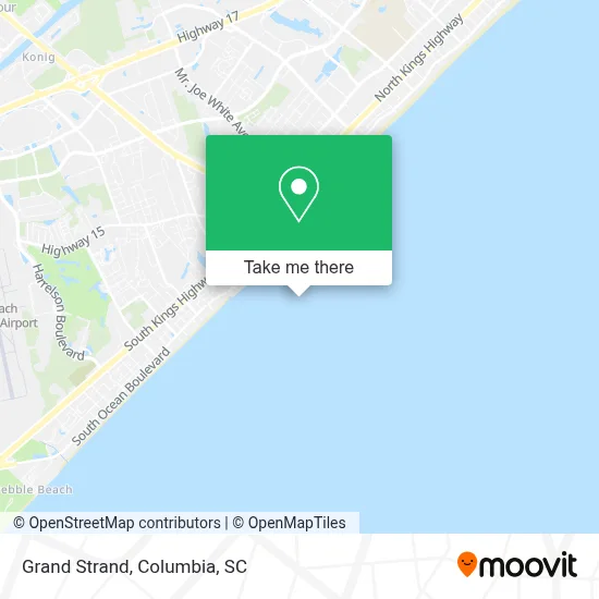 Grand Strand map