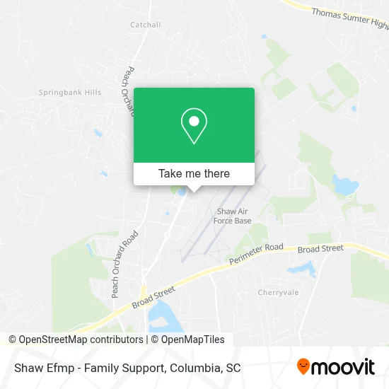 Shaw Efmp - Family Support map