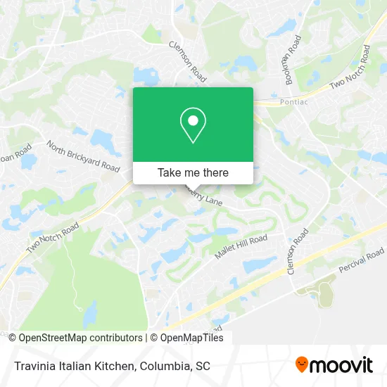 Travinia Italian Kitchen map