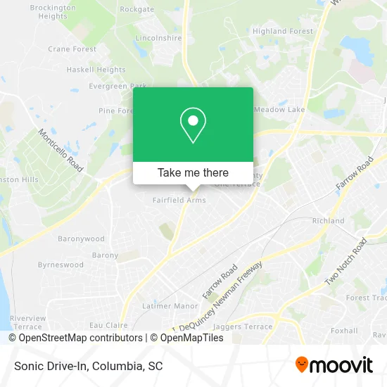 Sonic Drive-In map