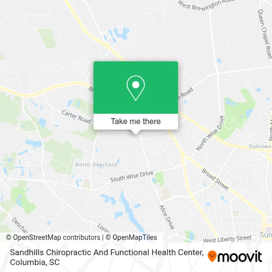 Sandhills Chiropractic And Functional Health Center map