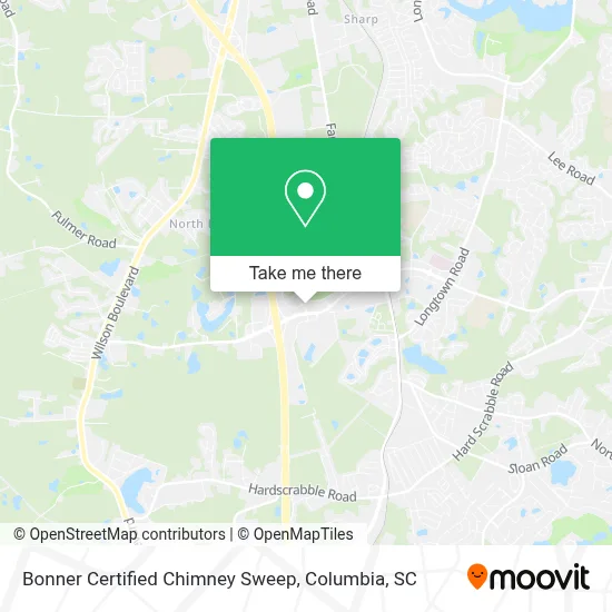 Bonner Certified Chimney Sweep map