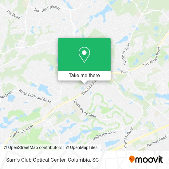 Sam's Club Optical Center map