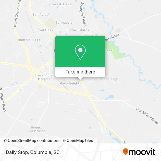 Daily Stop map