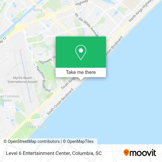 Level 6 Entertainment Center map