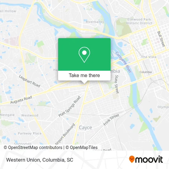 Western Union map
