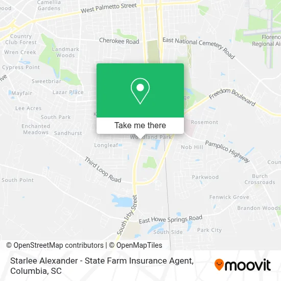 Starlee Alexander - State Farm Insurance Agent map