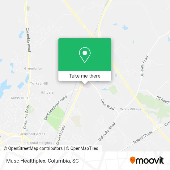 Musc Healthplex map