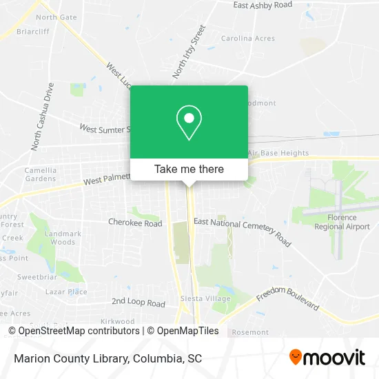 Marion County Library map