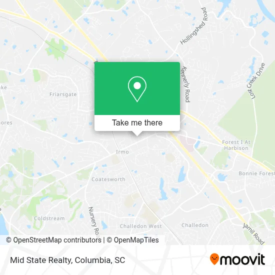 Mid State Realty map