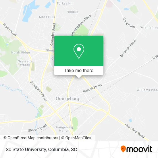 Sc State University map