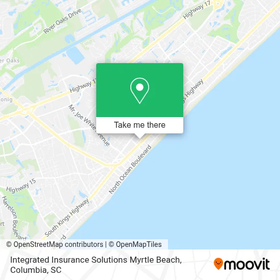 Integrated Insurance Solutions Myrtle Beach map