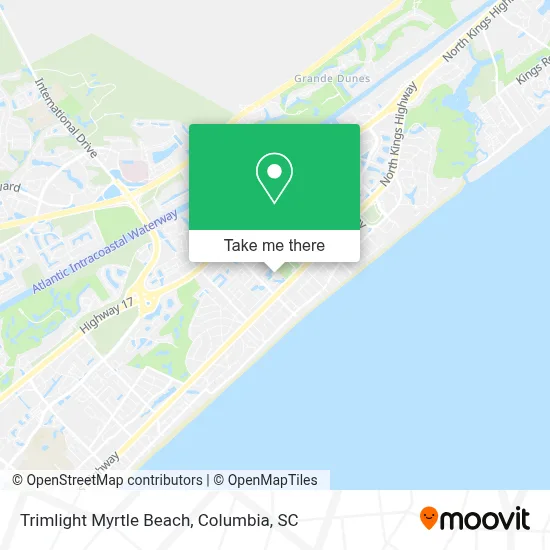 Trimlight Myrtle Beach map