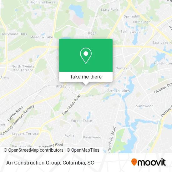 Ari Construction Group map