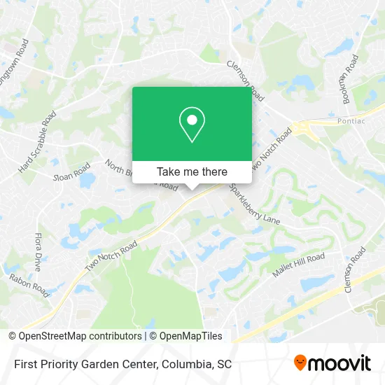 First Priority Garden Center map