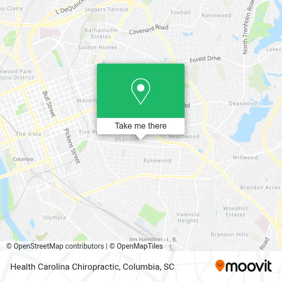 Health Carolina Chiropractic map
