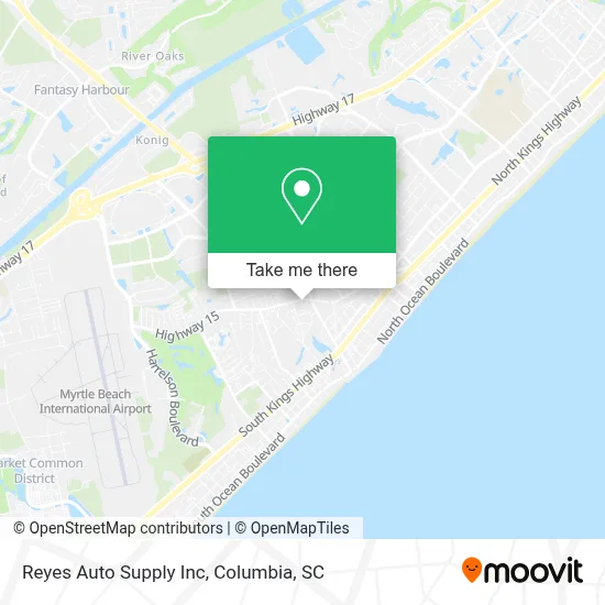 Reyes Auto Supply Inc map