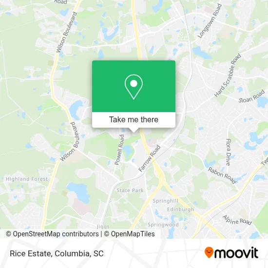 Rice Estate map