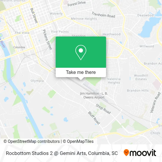 Rocbottom Studios 2 @ Gemini Arts map