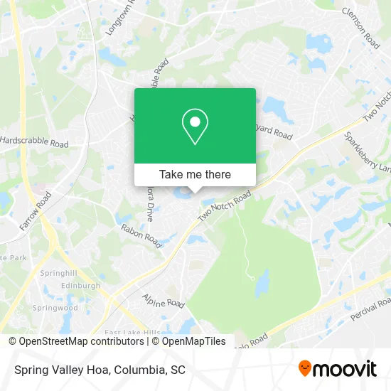 Spring Valley Hoa map