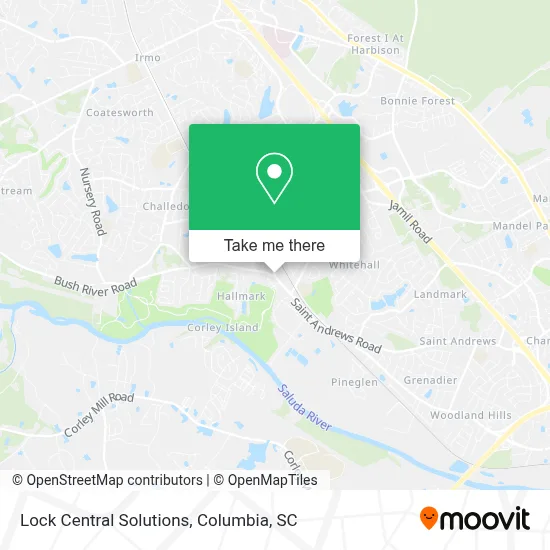 Lock Central Solutions map