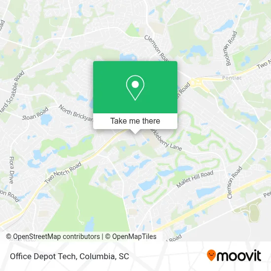 Office Depot Tech map