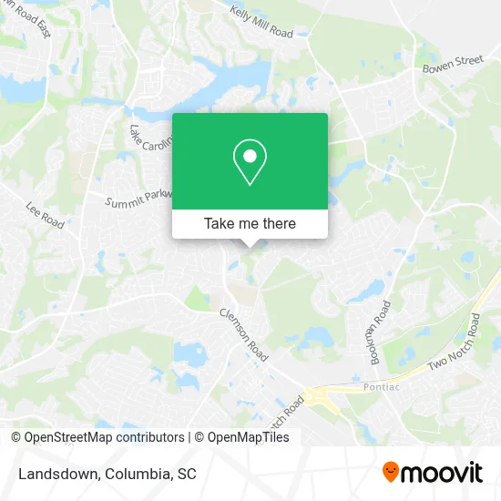 Landsdown map