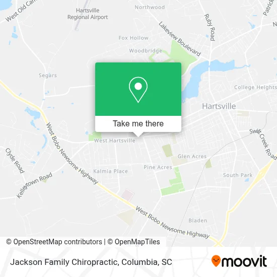Jackson Family Chiropractic map