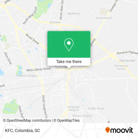 Kfc map