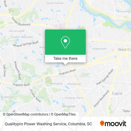 Qualitypro Power Washing Service map