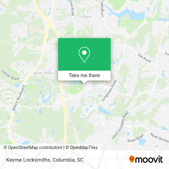 Keyme Locksmiths map