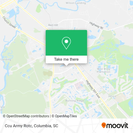 Ccu Army Rotc map