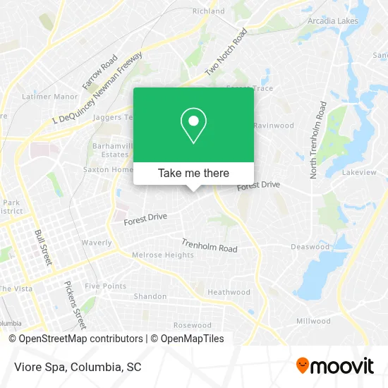Viore Spa map