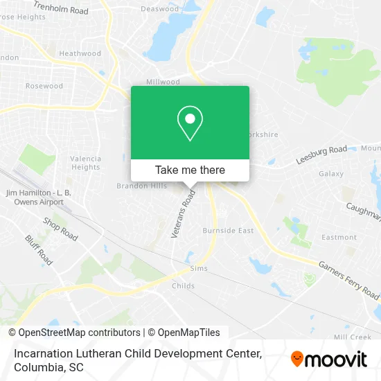 Incarnation Lutheran Child Development Center map