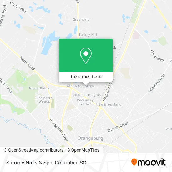 Sammy Nails & Spa map