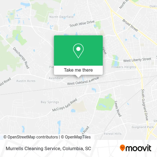 Murrells Cleaning Service map