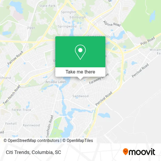 Citi Trends map