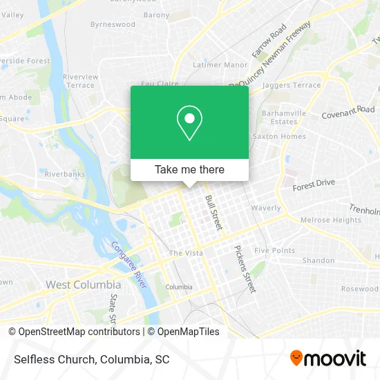 Selfless Church map